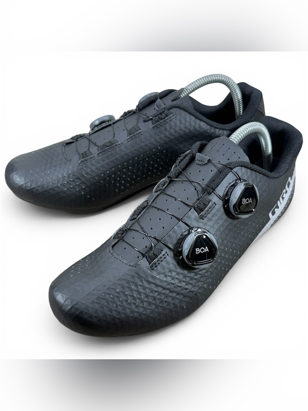 New Giro Regime Carbon Fiber Black Cycling Shoes Men’s Size 9.5 U.S. 42.5 EU